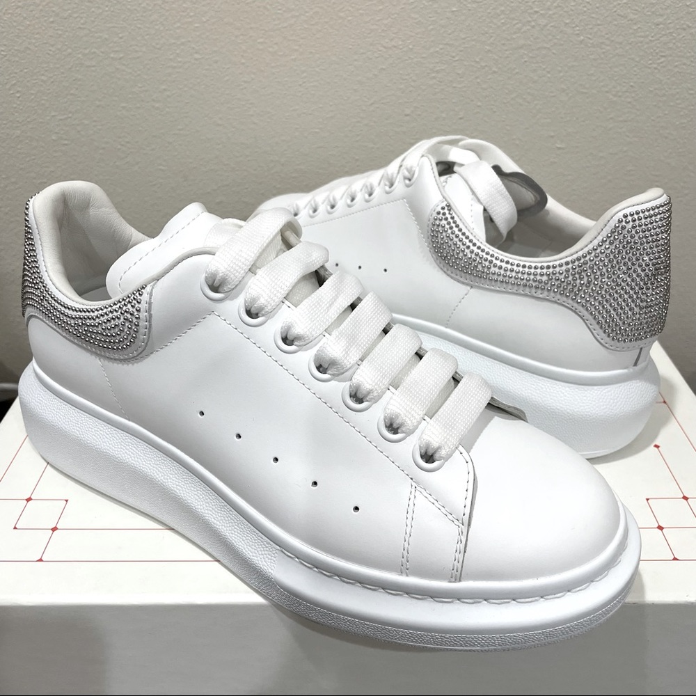 Alexander McQueen Larry Leather Platform Sneakers